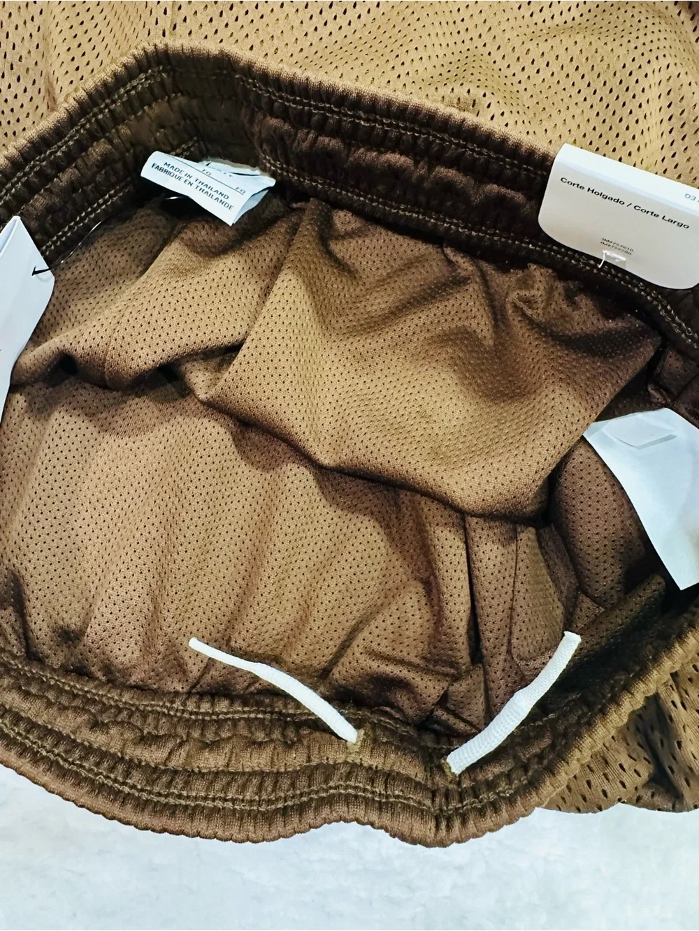 Boys Brown Nike Shorts